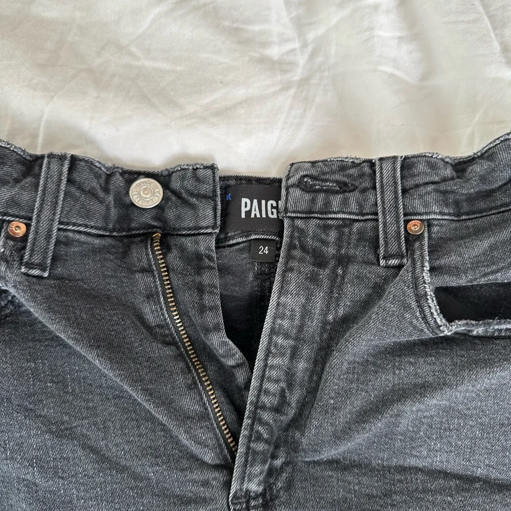 Paige Women’s Dani Cut Off Shorts Black Size 24